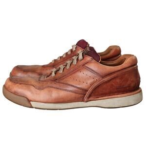 Men's Brown Leather Rockport ProWalker 7100 Laceup Sneaker - Size 12
